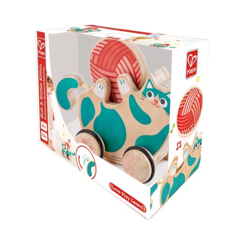 Pisica Hape Roll & Rattle (87-0366)