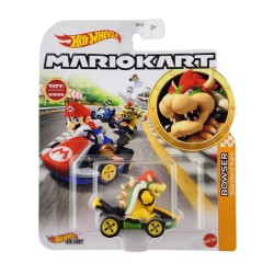 Vehicle Hot Wheels Mario Kart Bowser Standard Kart Die-cast (grn20)