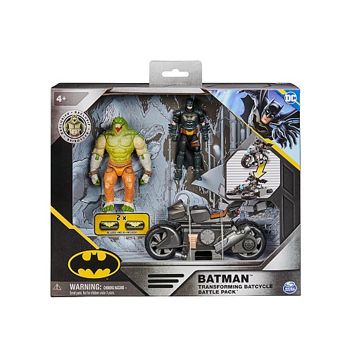 Batman Batcycle & Killer Croc 10cm