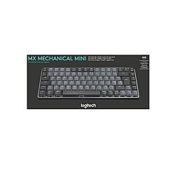 Keyboard Logitech Mx Mechanical Mini Wireless Illuminated Space Grey Nordic