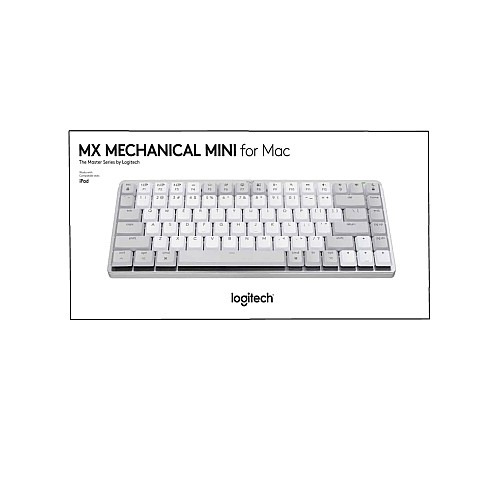 Keyboard Logitech Mx Mechanical Mini Wireless Illuminated Pale Grey Nordic