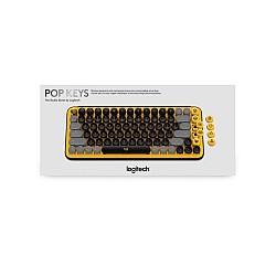Keyboard Logitech Pop Keys Wireless Blast Yellow