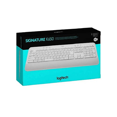 Keyboard Logitech Signature Layout k650 Off White