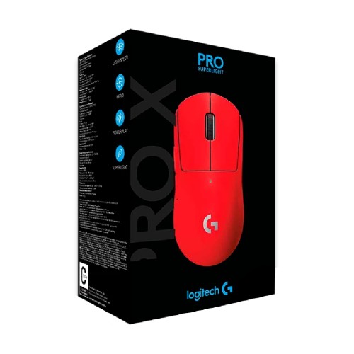 Mouse Logitech Pro X Super Light Wireless Red