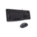 Set Keyboard & Mouse Logitech Mk120 Black