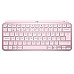 Keyboard Logitech Mx Keys Mini Minimalist Wireless Illuminated Pink
