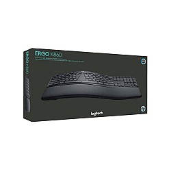 Keyboard Logitech Ergo K860 layout graphite