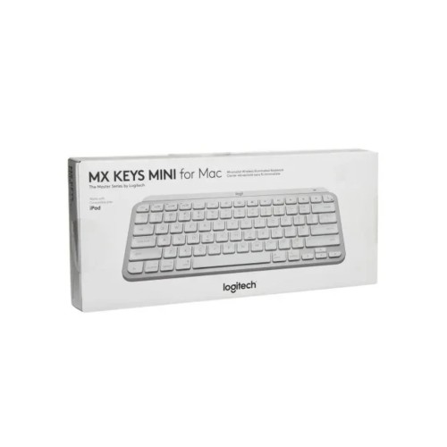 Keyboard Logitech Mx Keys Mini Mac Minimalist Wireless Layout illuminated White