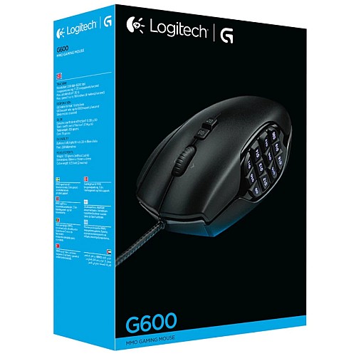 Mouse Logitech G600 Mmo Black