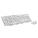 Set Keyboard & Mouse Logitech Mk295 Silent Wireless Combo White
