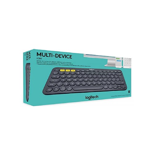 Keyboard Logitech K380 Wireless Black/yellow