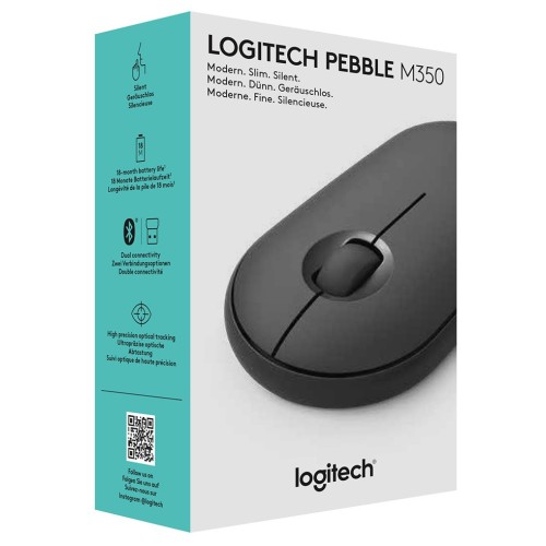 Mouse Logitech Pebble M350 Wireless Graphite