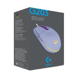Mouse Logitech G203 Lightsync Lilac
