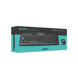 Set Keyboard & Mouse Logitech Wireless Combo Mk330