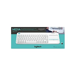 Keyboard Logitech Wireless Touch K400 Plus White (pan Nordic)