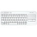 Keyboard Logitech Wireless Touch K400 Plus White (pan Nordic)
