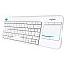 Keyboard Logitech Wireless Touch K400 Plus White (pan Nordic)