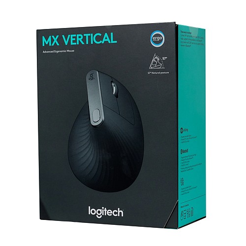 Mouse Logitech Mx Vertical Advanced Ergonomic Graphite Black