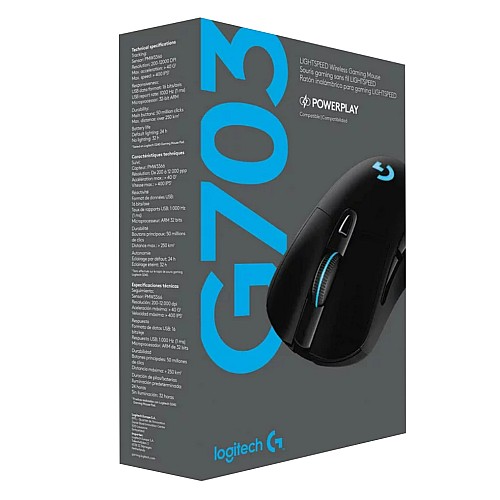 Mouse Logitech G703 Light Speed Wireless Black