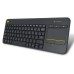 Keyboard Logitech Wireless Touch layout K400 Plus Black