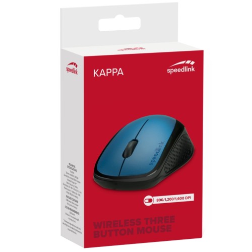 Mouse Speedlink Kappa Wireless Usb Blue/black