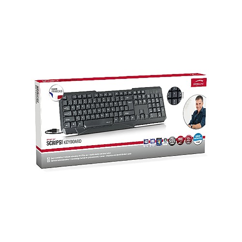 Keyboard Speedlink Scripsi Black