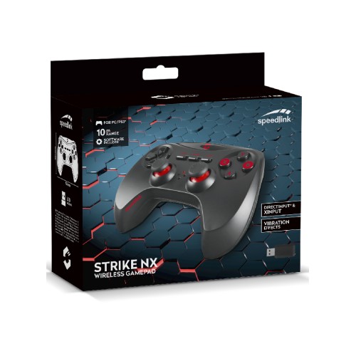 Controller Speedlink Strike Nx Wireless Black - Pc & Ps3
