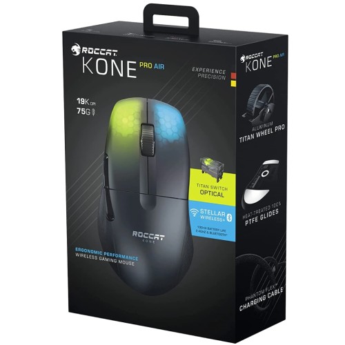 Mouse Roccat Kone Pro Air Wireless Black