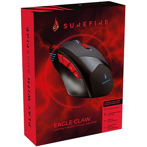 Mouse Surefire Eagle Claw 9-button Rgb