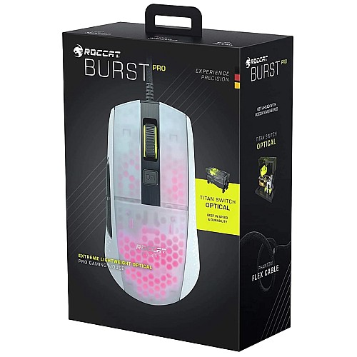 Mouse Roccat Burst Pro White