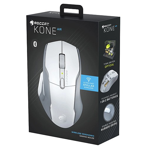 Mouse Roccat Kone Air Wireless Ergonomic White