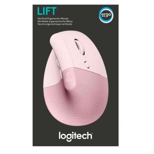 Mouse Logitech Lift Ergo Rose/dark Rose