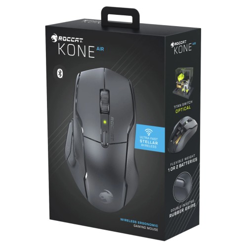 Mouse Roccat Kone Air Wireless Ergonomic Black