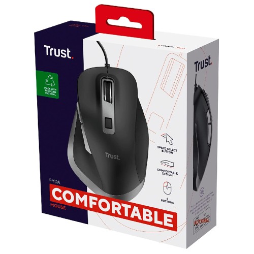 Mouse Trust Fyda Eco Black/grey