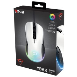 Mouse Trust Gxt 922w Ybar White