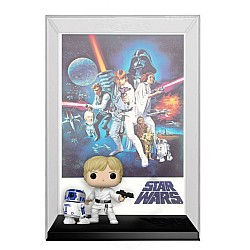 Pop Movie Poster Star Wars Luke Skywalker With R2 D2