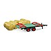 Bruder Bale Transport Trailer With 8 Round Bales (br2220)