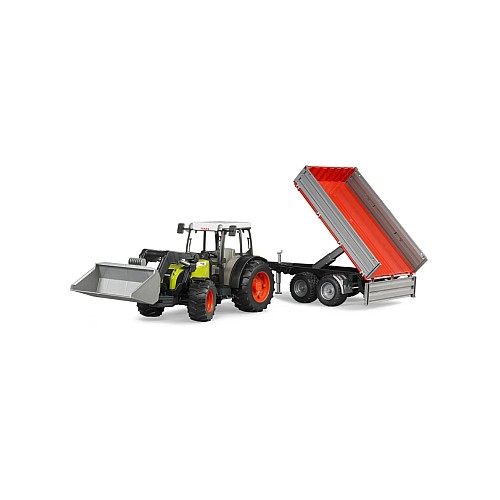 Bruder Claas Nectis 267 F Frontloader & Tipping Trailer (br2112)