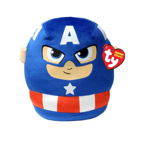 Plus Ty Squishy Beanies Captain America 25cm (ty39257)
