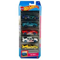 Vehiclee Hot Wheels Hw Drift (set Of 5) (hly75)