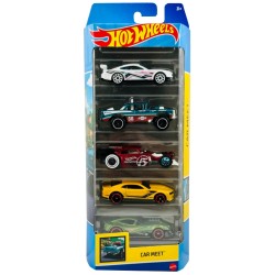 Vehiclee Hot Wheels Car Meet (set Of 5) (hly78)
