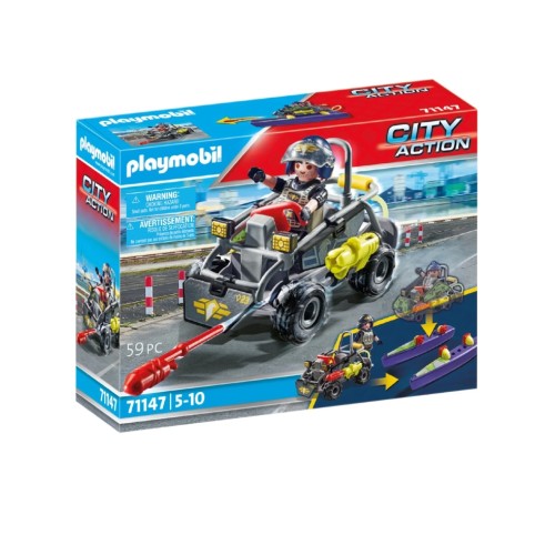 Playmobil Tactical Unit Mulit-terrain Quad (71147)