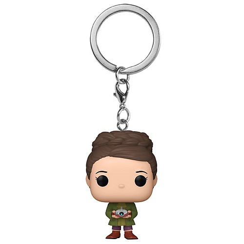 Keychain Funko Pocket Pop Disney Star Wars Obi-wan Kenobi Young Leia With Lola Bobble-head