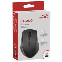 Mouse Speedlink Calado Silent Wireless With Usb Nano Receiver Black