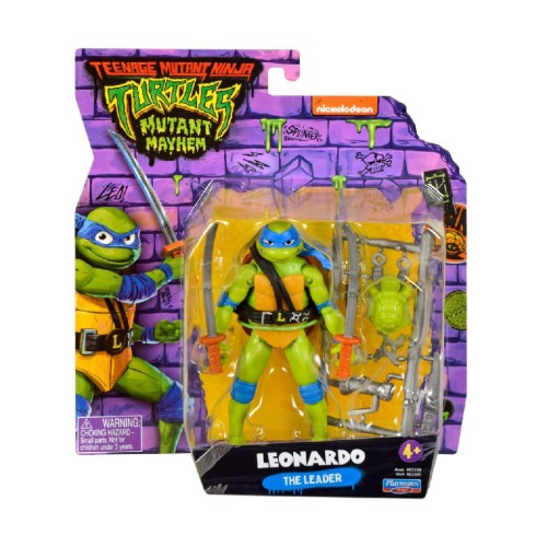 Figurine Turtles Mutant Mayhem Basic Leonardo 12cm