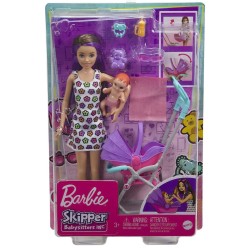 Doll Barbie Skipper Babysitters (gxt34)