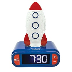 Lexibook Alarm Clock With Rocket 3d Night Light (rl800spc)