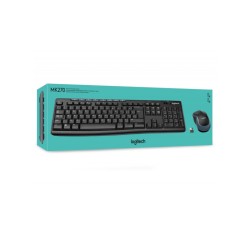Set Keyboard & Mouse Logitech Wireless Combo Mk270