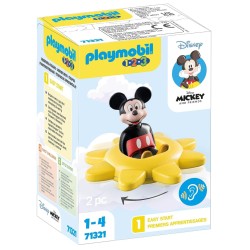 Playmobil 1.2.3 & Disney Mickey's Spinning Sun With Rattle Feature (71321)