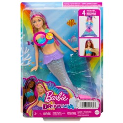 Doll Barbie Dreamtopia Twinkle Lights Mermaid (hdj36)